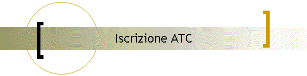 Iscrizione ATC